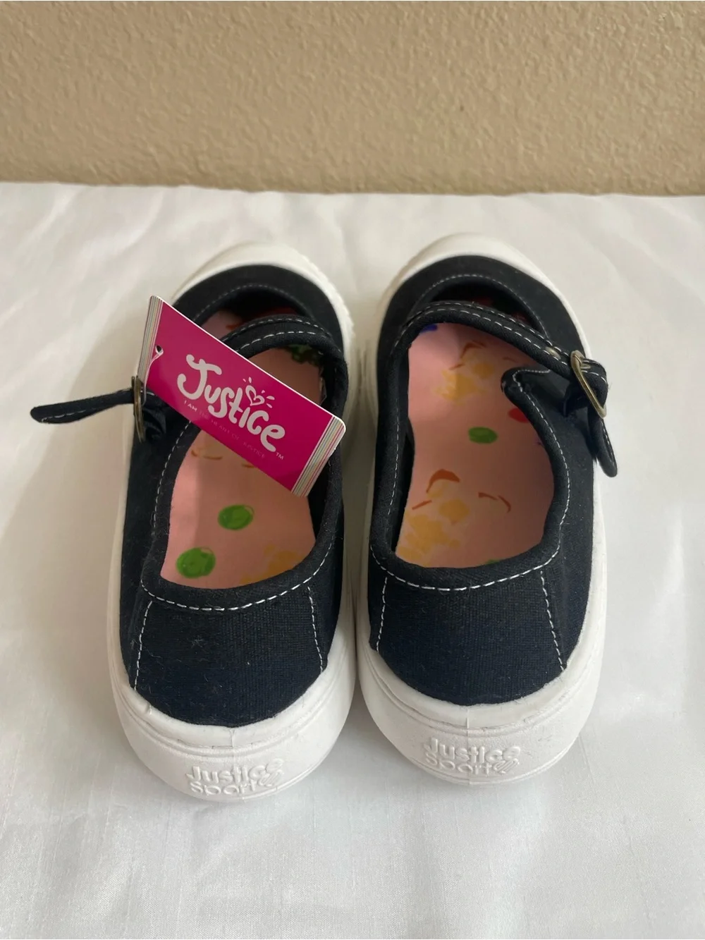 Justice Big Girls Mary Jane Casual Sneakers Size 5
